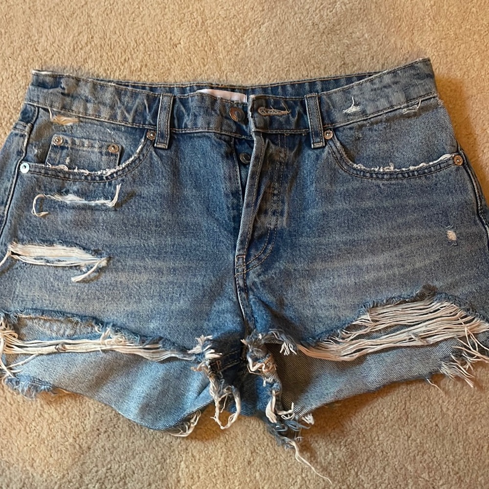 Zara denim shorts